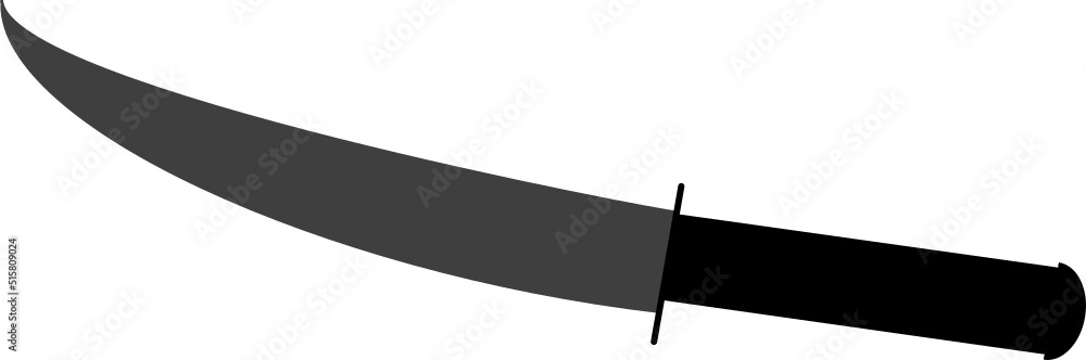 silhouette of a knife silhouette of a knife