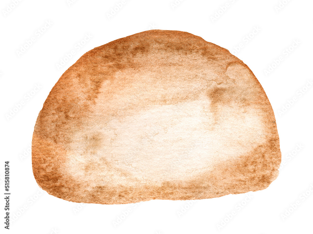 Watercolor Golden background isolated on white. Watercolor Golden background isolated on white.