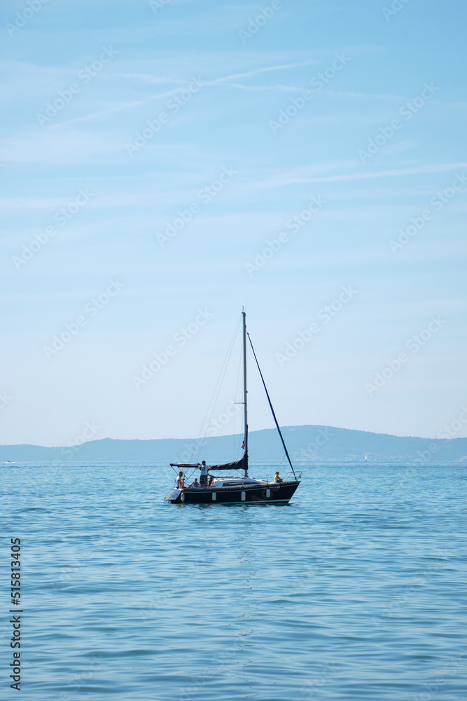 sailing boat on the sea