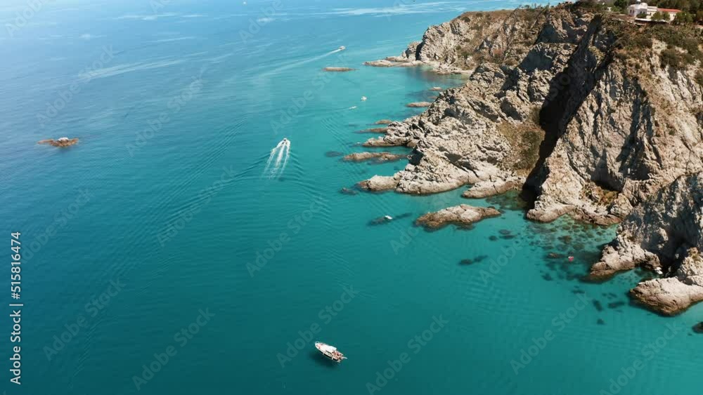 Cliff of Capo Vaticano. Calabria Italy Cliff of Capo Vaticano. Calabria Italy
