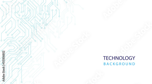 High tech circuit board connection system concept.Vector abstract technology illustration Circuit board on white background.