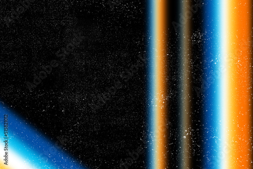 Abstract light leak effect in film camera. It's beautiful of lens flare with blurred background. There are noise , glitch and grains texture.