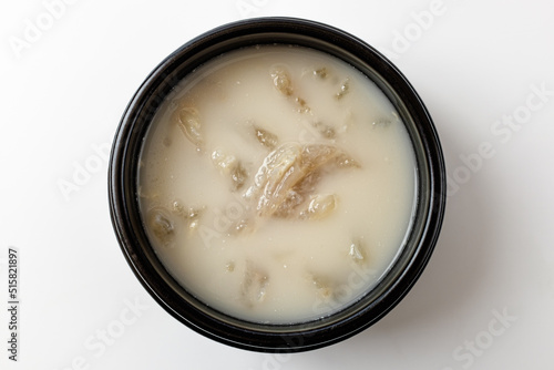 Ox Knee Soup on a white background