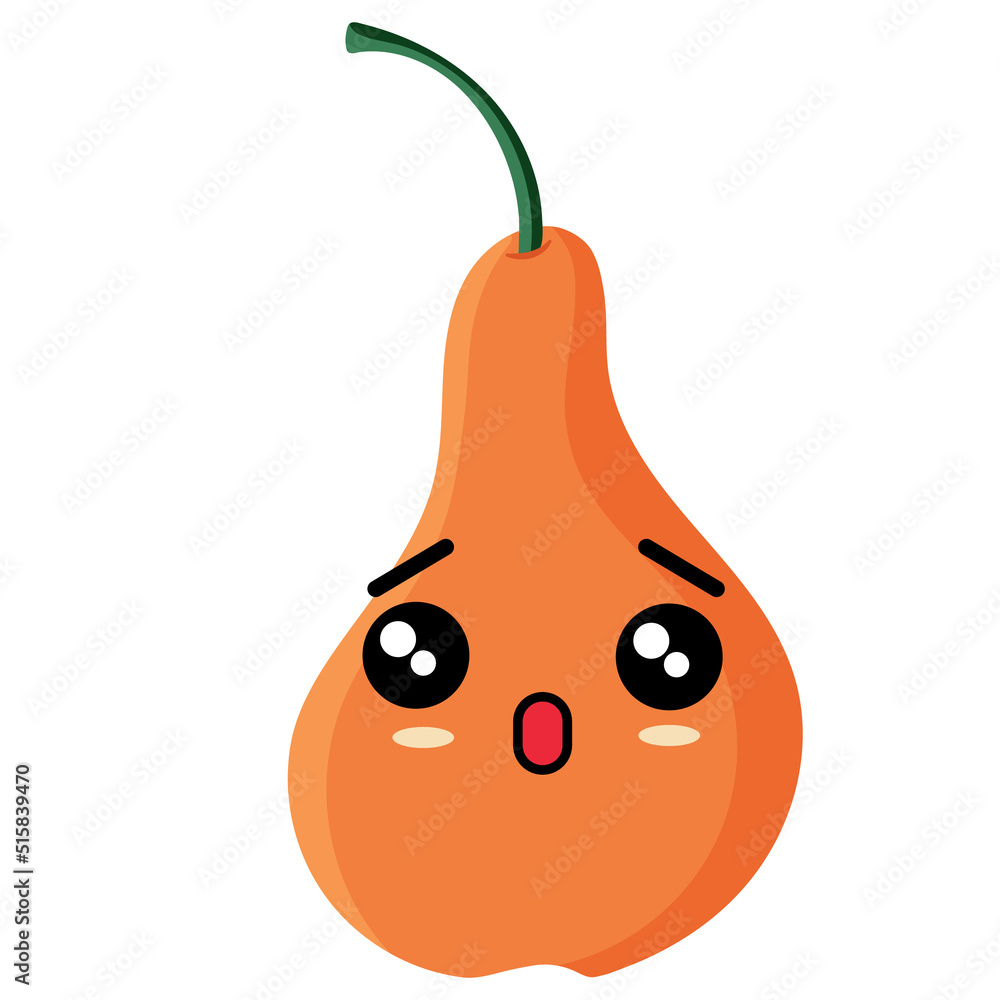 Cute funny pear character. Vector hand drawn cartoon kawaii character illustration icon. Happy pear character concept. Isolated on white background. Cute funny pear character. Vector hand drawn cartoon kawaii character illustration icon. Happy pear character concept. Isolated on white background.