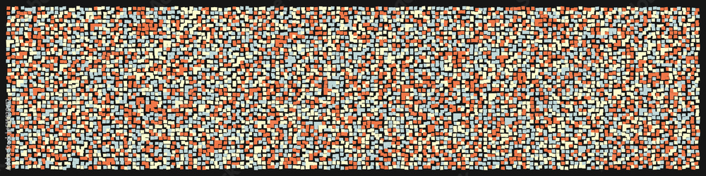 Fototapeta premium Offset Quads generative art background art illustration