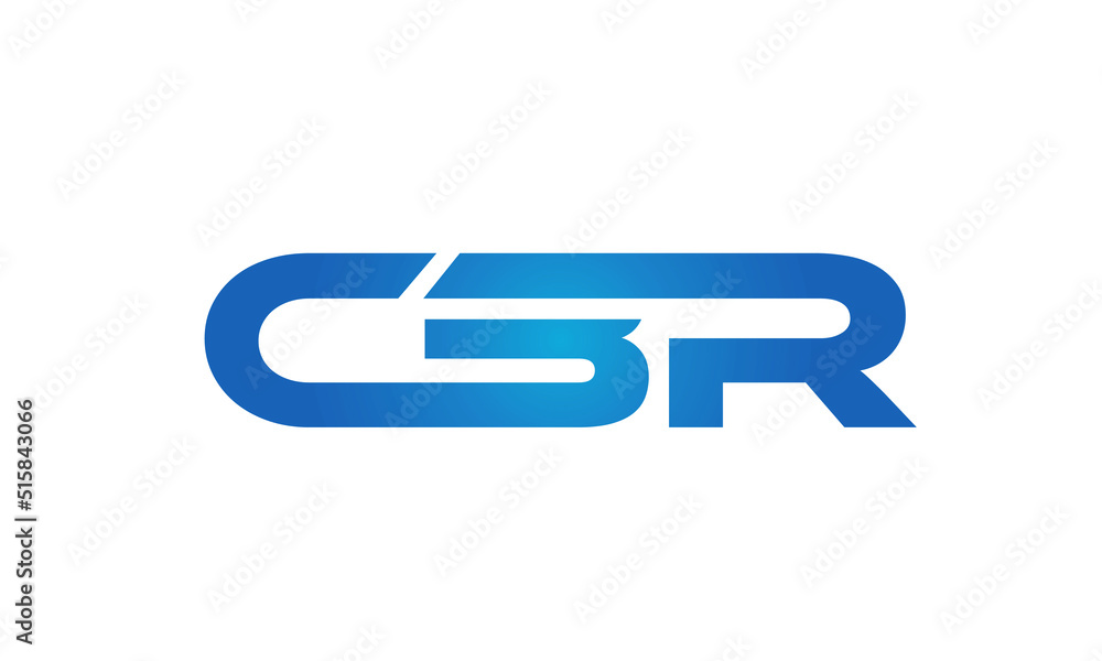 Connected CBR Letters logo Design Linked Chain logo Concept Connected CBR Letters logo Design Linked Chain logo Concept