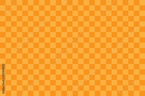 Orange Checkerboard Pattern Abstract Background. Wallpaper Banner. Vector