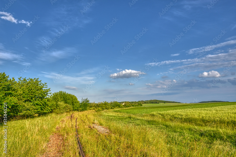 Obraz premium Pulkau, Landwirtschaft, Hügelland, Feld, Waldviertel, Niederösterreich, Felder, Acker, Himmel, Wolken, flach, ruhig, still, abgelegen, einsam, Natur, Umwelt, nachhaltig, lokal, Qualität, Landschaft, b