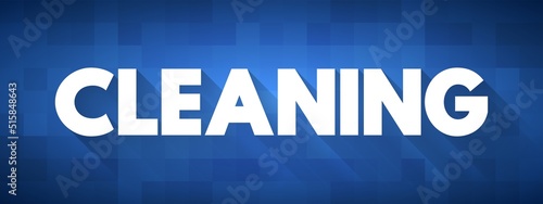 Cleaning text quote, concept background