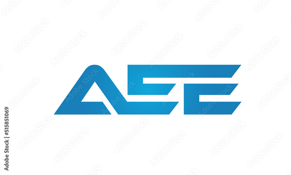 Connected AEE Letters logo Design Linked Chain logo Concept Connected AEE Letters logo Design Linked Chain logo Concept