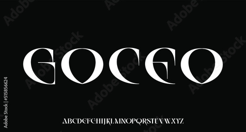 goceo the luxury and elegant font glamour style	
