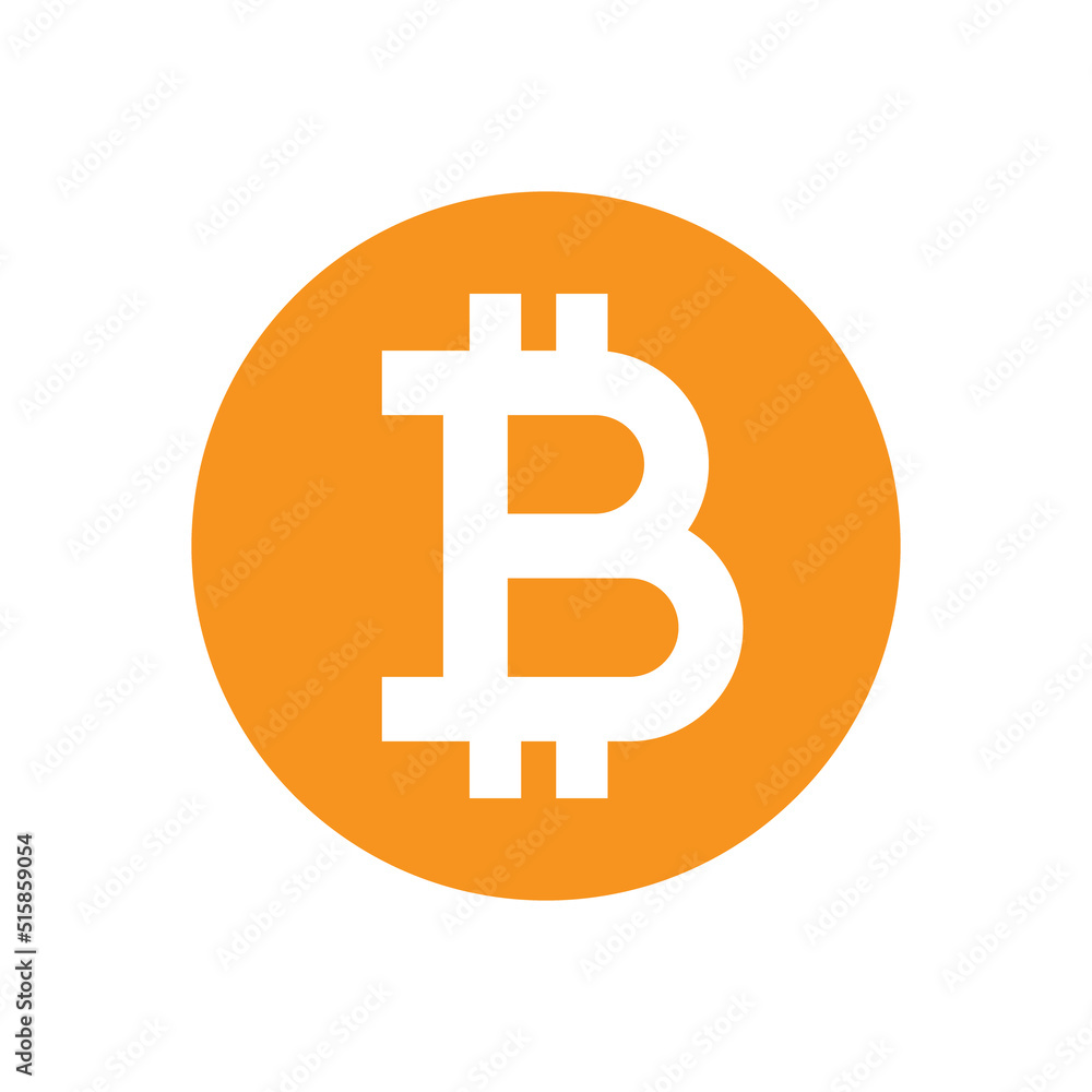 Bitcoin logo. Crypto currency btc vector icon. Bitcoin logo. Crypto currency btc vector icon.