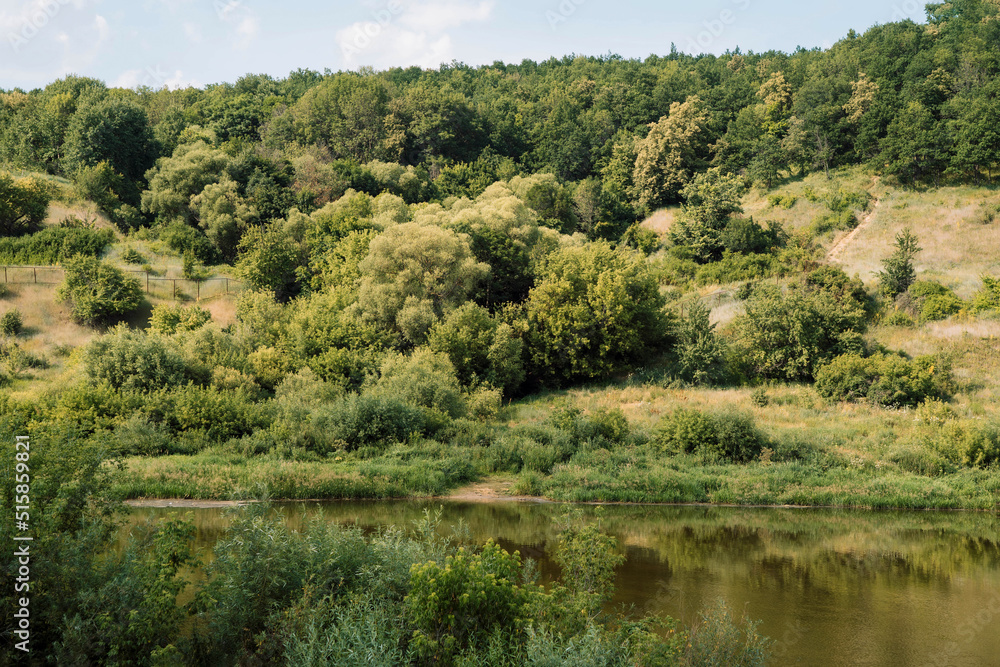 rural beach on the don river in the Lipetsk region rural beach on the don river in the Lipetsk region