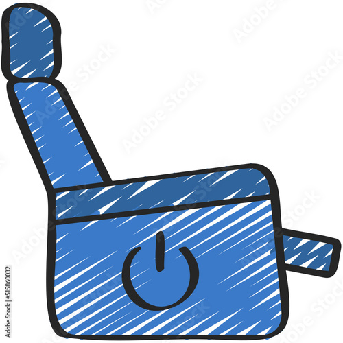Power Recliner Chair Icon