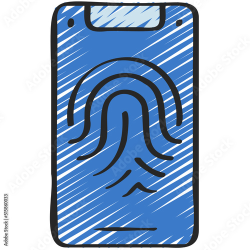 Biometric Mobile Icon