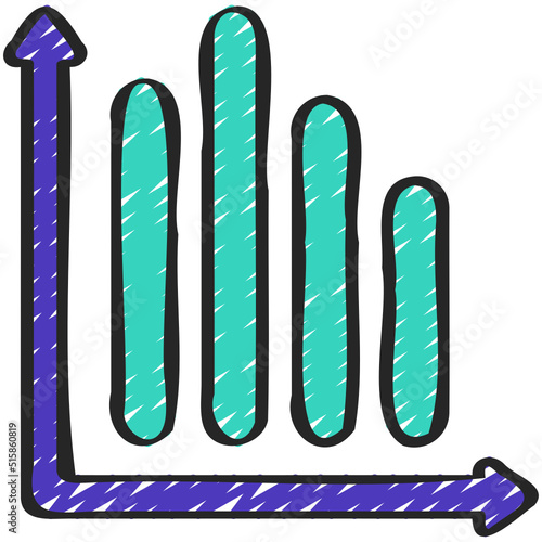 Circular Bar Chart Icon