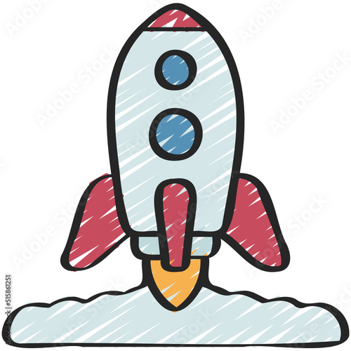 Rocket Launch Icon