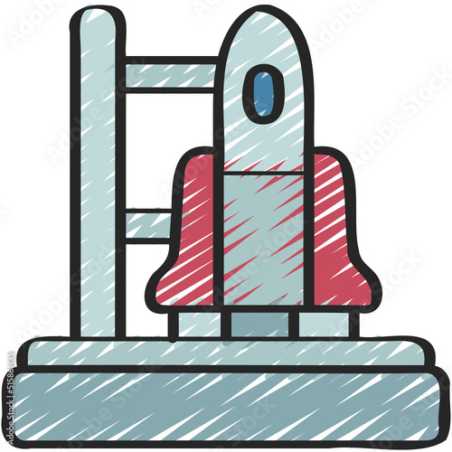 Rocket Launch Station Icon