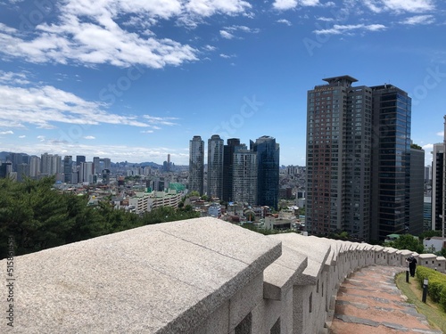 Photography view of the seoul city