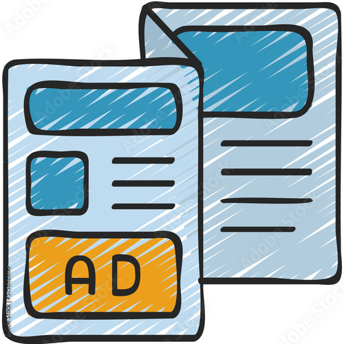 Brochure Ad Icon