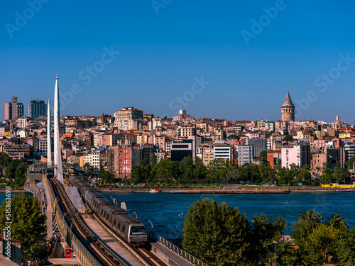 Cityscape view from Istanbul. Istanbul Turkey 05.07.2022