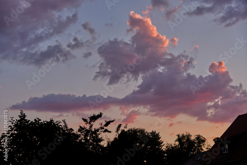 Sonnenuntergang Wolken