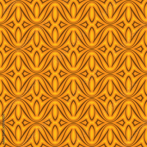 tiki style pattern vector illustration design seamless Hawaiian exotic jungle texture background