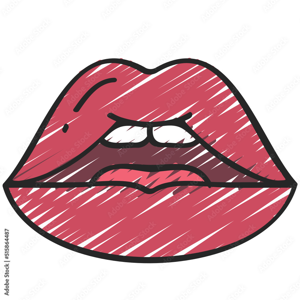 Pursed Lips Icon Pursed Lips Icon
