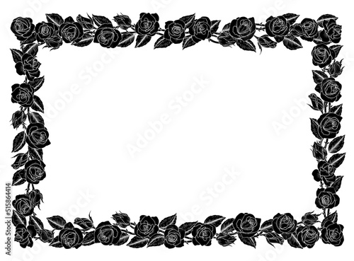 Roses Rose Flower Border Fl...