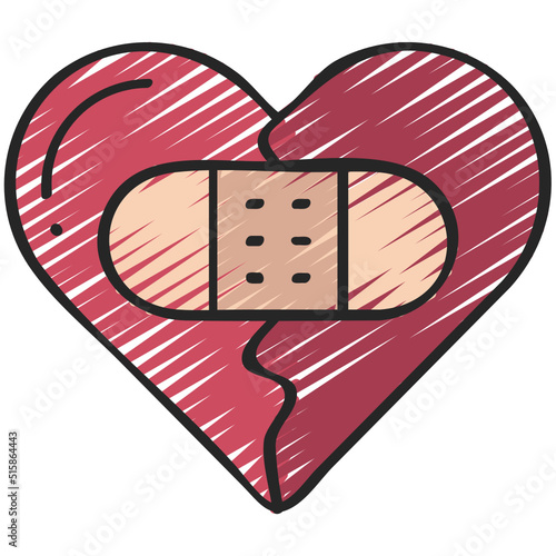 Repaired Broken Heart Icon