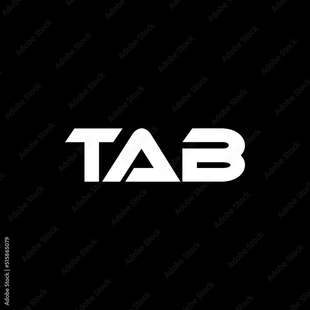 TAB letter logo design with black background in illustrator, vector logo modern alphabet font overlap style. calligraphy designs for logo, Poster, Invitation, etc. TAB letter logo design with black background in illustrator, vector logo modern alphabet font overlap style. calligraphy designs for logo, Poster, Invitation, etc.