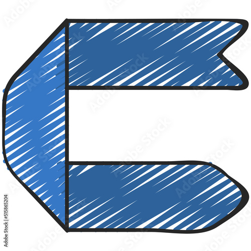 Folded Pointer Icon