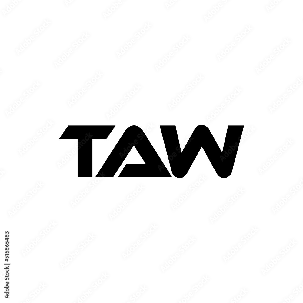TAW letter logo design with white background in illustrator, vector logo modern alphabet font overlap style. calligraphy designs for logo, Poster, Invitation, etc. TAW letter logo design with white background in illustrator, vector logo modern alphabet font overlap style. calligraphy designs for logo, Poster, Invitation, etc.