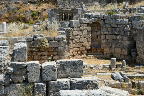 Wallpaper Mural View at the archeolgical site of ancient Corinth in Greece Torontodigital.ca