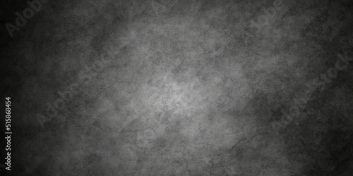 Dark Black stone concrete grunge texture and backdrop background anthracite panorama. Panorama dark grey black slate background or texture.	