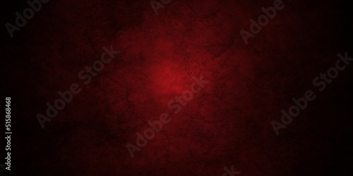 Dark Red grunge texture and Old wall texture cement black red backdrop background abstract dark color design are light with white gradient background.	