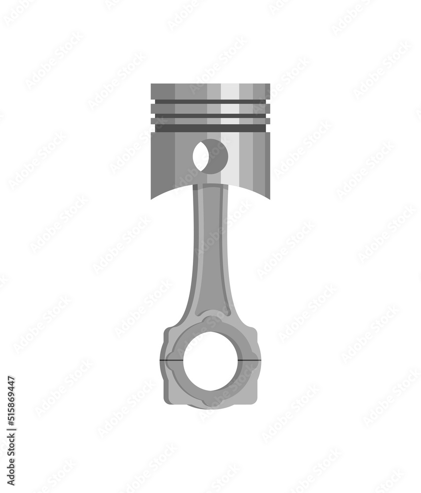 Piston icon isolated. Piston Sign. Vector illustration Piston icon isolated. Piston Sign. Vector illustration