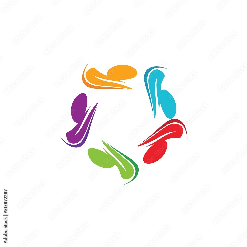 Community, network and social icon Community, network and social icon