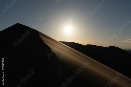 Sand dunes  Gobi desert