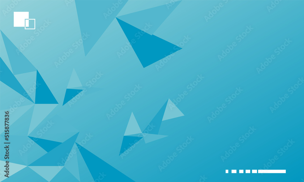 Gradient blue polygonal cover and banner background design Gradient blue polygonal cover and banner background design
