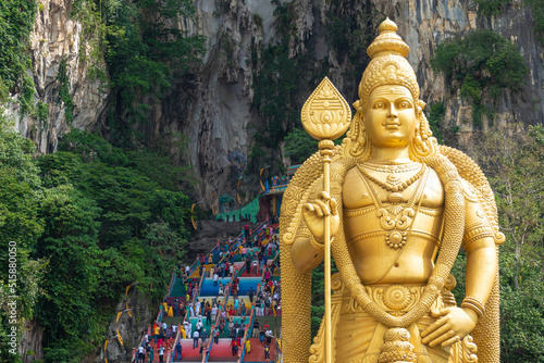 Obraz na plátně Murugan - Tempel Batu Cave - Kuala Lumpur