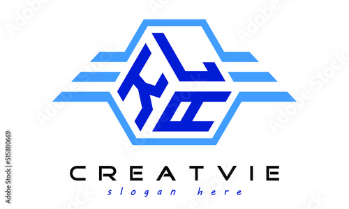 KLA three letter geometrical wings logo design vector template. wordmark logo | emblem logo | monogram logo | initial letter logo | typography logo | business logo | minimalist logo |