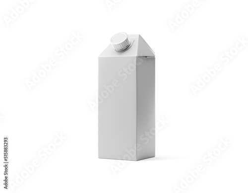 Package Juice Cardboard Pack 750 ml, isolated on white background	 (ID: 515883293)