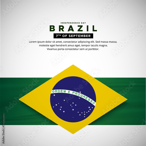 Simple and clean Independence Day design background vector