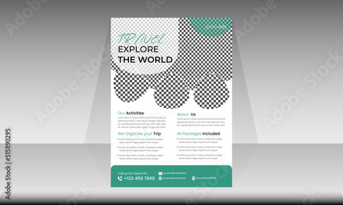 Creative Travel Flyer Design Template