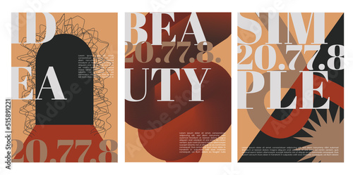 Modern Trends Maximalist Poster Design Bundle