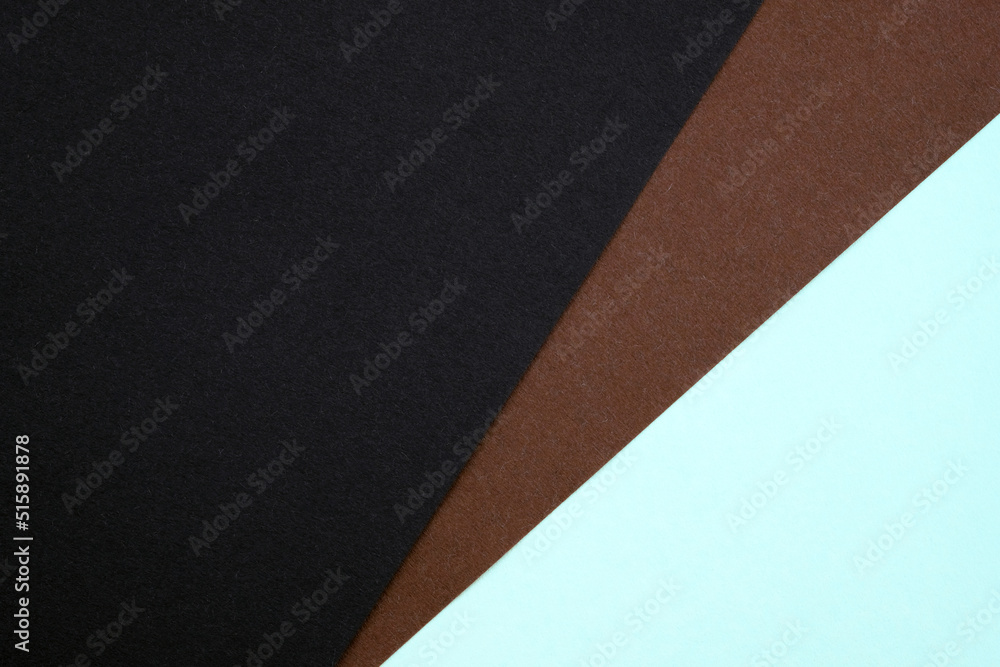 Paper background divided by a diagonal. Abstract soft pastel colored empty space for text idea banner billboard. Sheets of brown. black. blue paper, iridescent palette of carton Paper background divided by a diagonal. Abstract soft pastel colored empty space for text idea banner billboard. Sheets of brown. black. blue paper, iridescent palette of carton