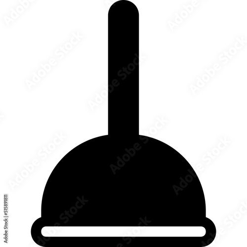 plunger glyph icon