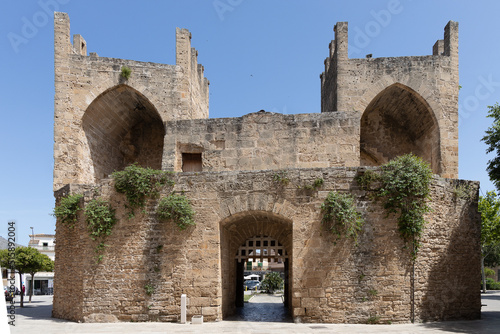 Old gate of Alcudia Mallorca Spain