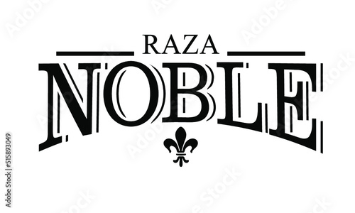 lettering raza noble